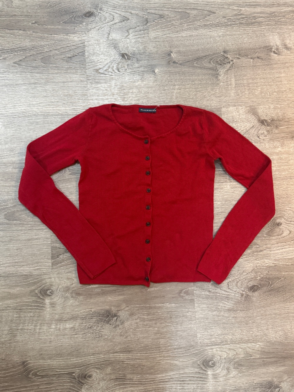 Brandy Melville Red Button up Cardigan
